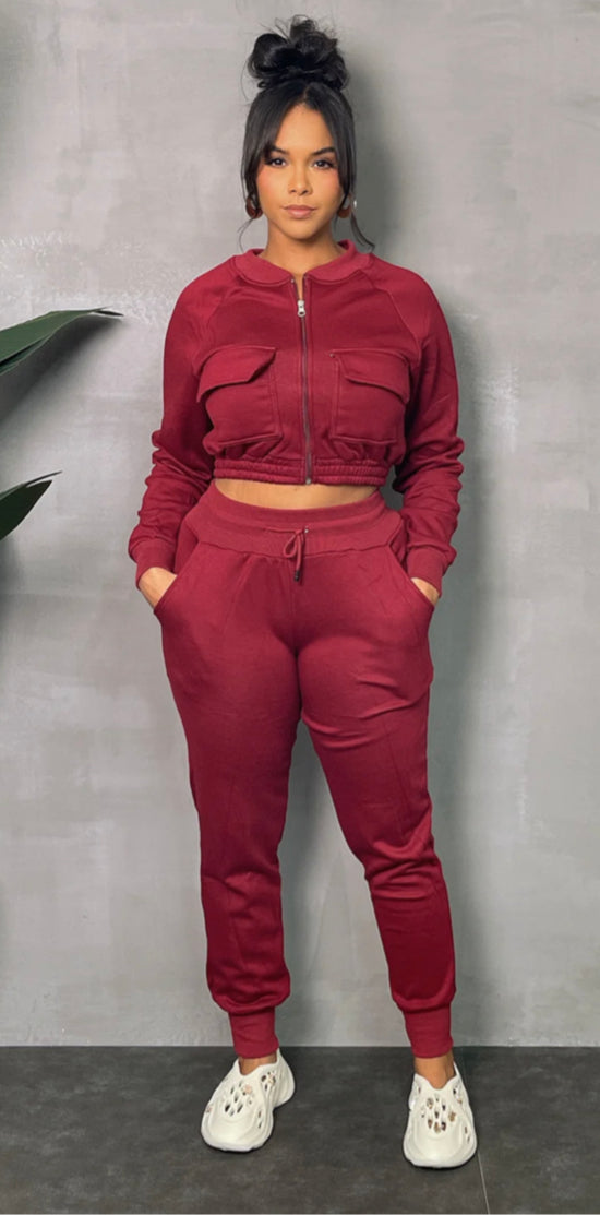 Plus Size R&R Oversized Pocketed Set  Oversized Jogger Set with Pocke –  Desired Apparel
