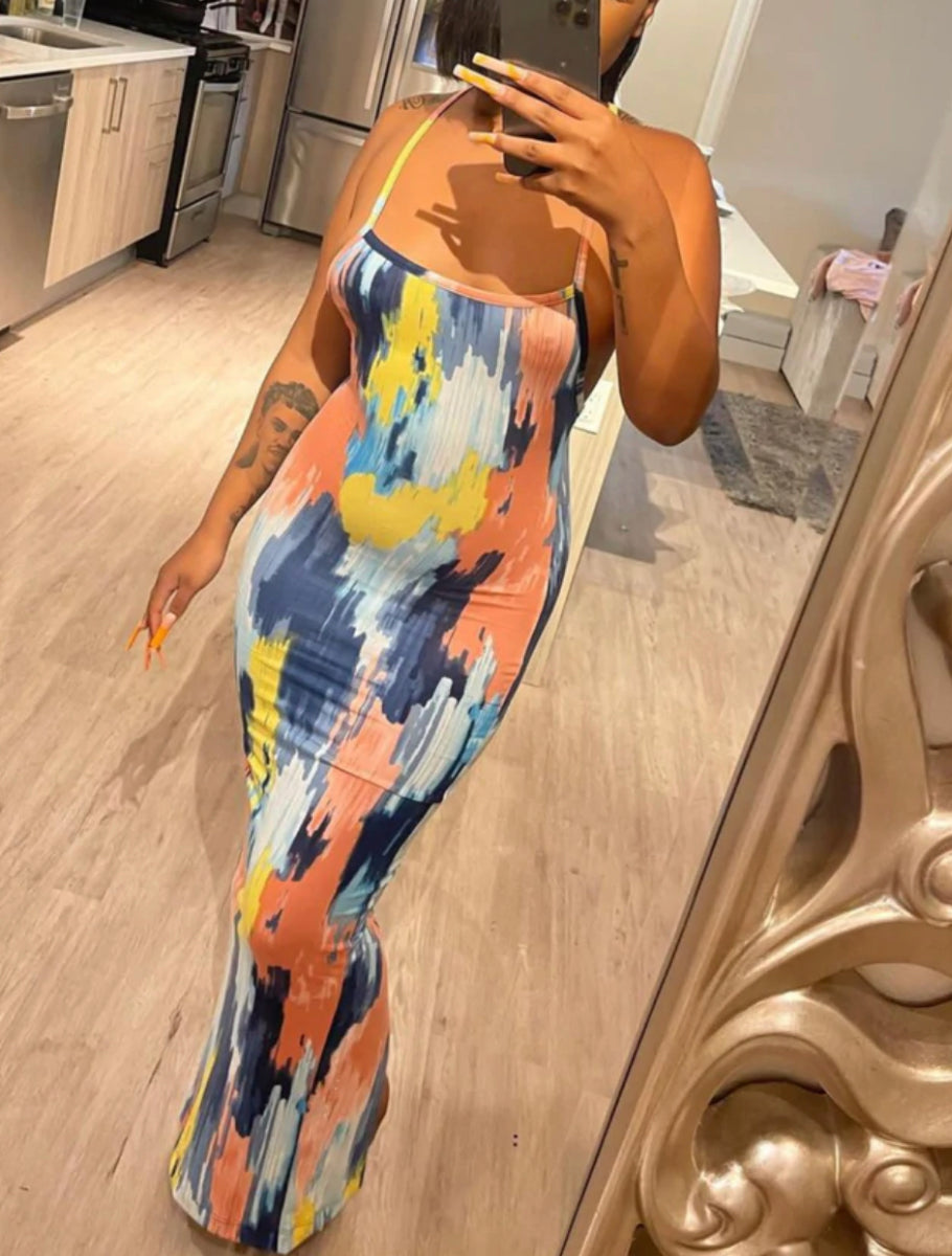 Cotton Candy Long Maxi Dress! – Just Be Cute Boutique