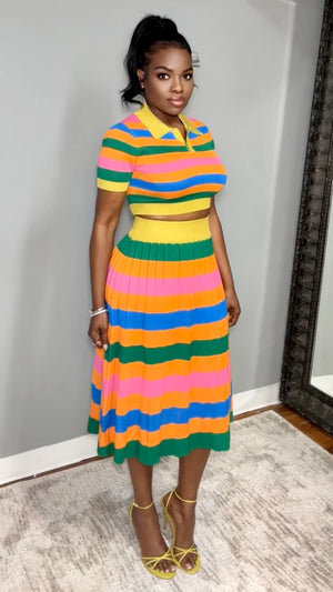 Life Saver Knit Skirt Set