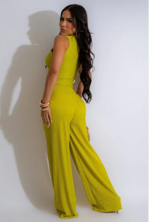Cyber Lime Two-Piece Set