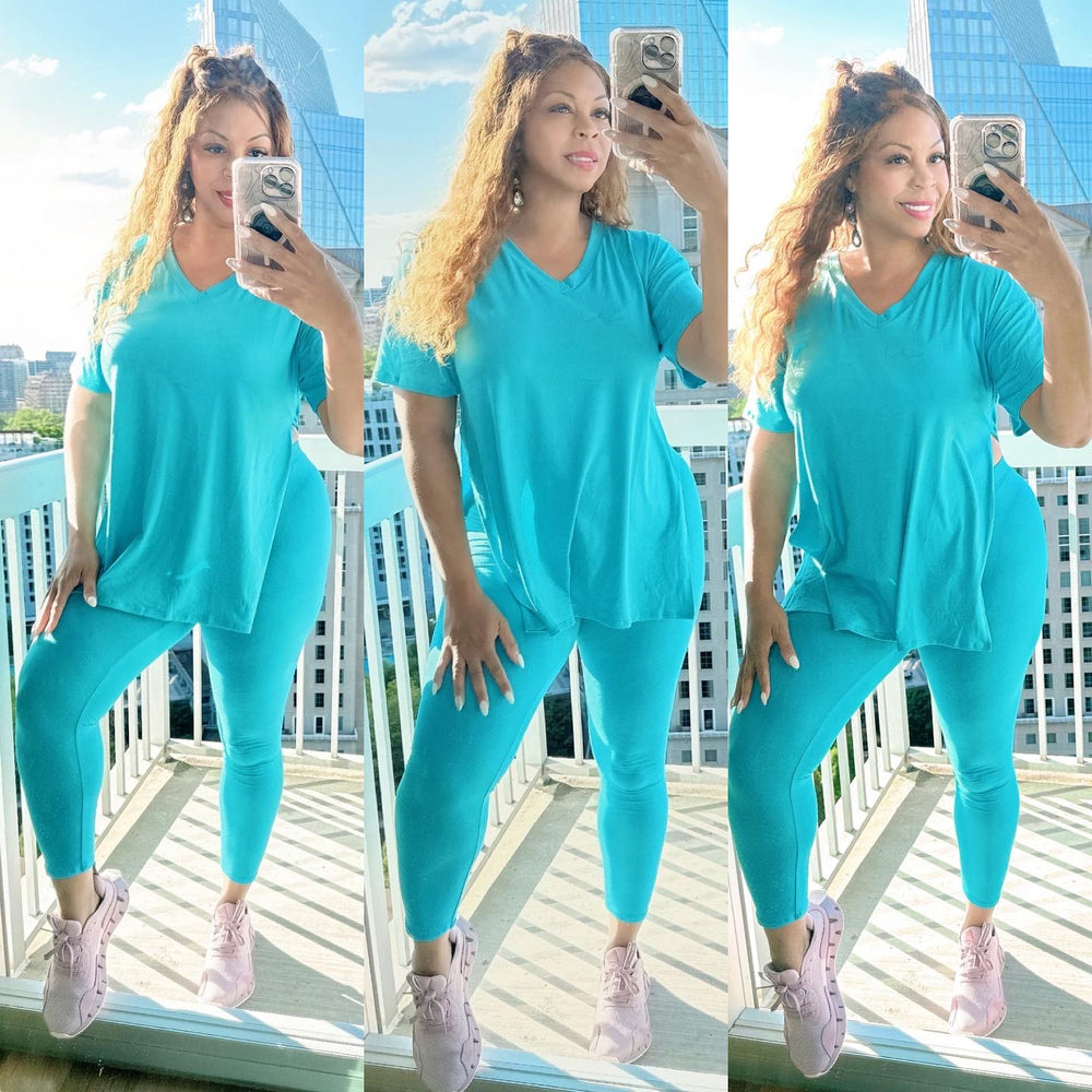 CLEARANCE! Chill Cute Legging Set! Plus Sizes – Just Be Cute Boutique