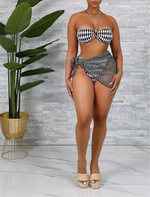 Designer Dip Swimsuit & Wrap