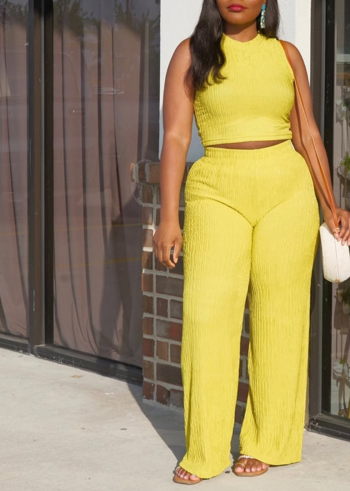 Cyber Lime Two-Piece Set