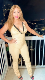 Suede Siren Jumpsuit