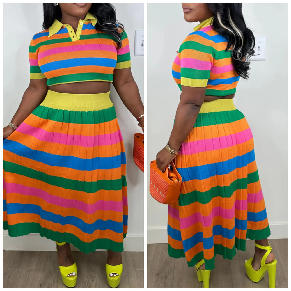 Life Saver Knit Skirt Set