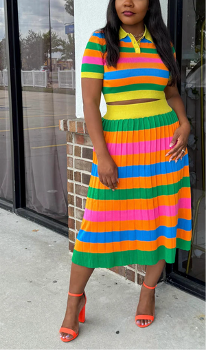 Life Saver Knit Skirt Set