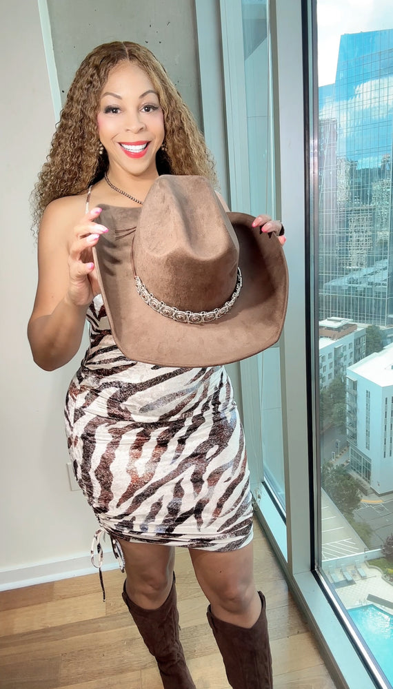 SUEDE COWBOY HAT