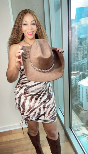 SUEDE COWBOY HAT