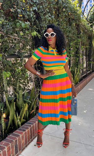 Life Saver Knit Skirt Set