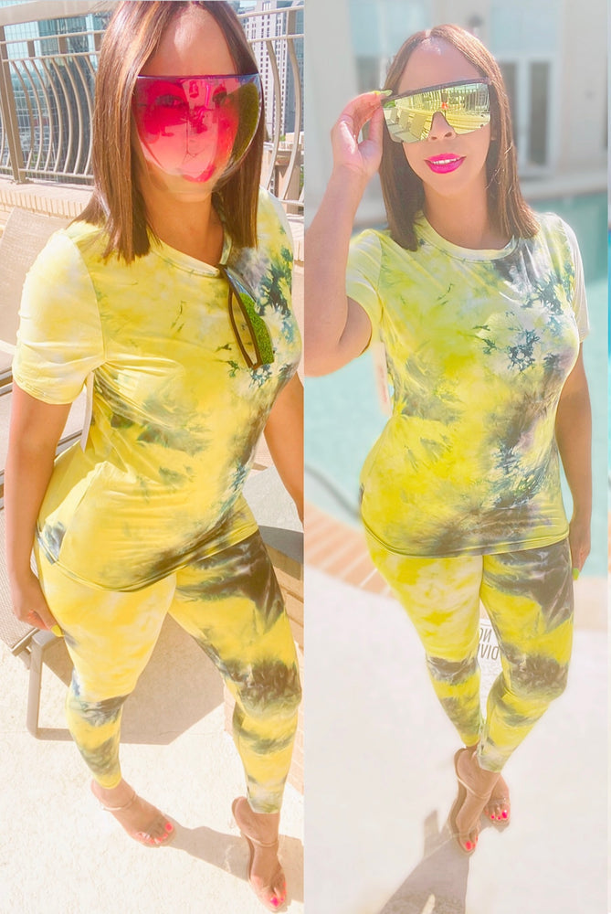 Spring Vibes Plus Size TieDye Stretchy Matching Set‼️ Up to 3X
