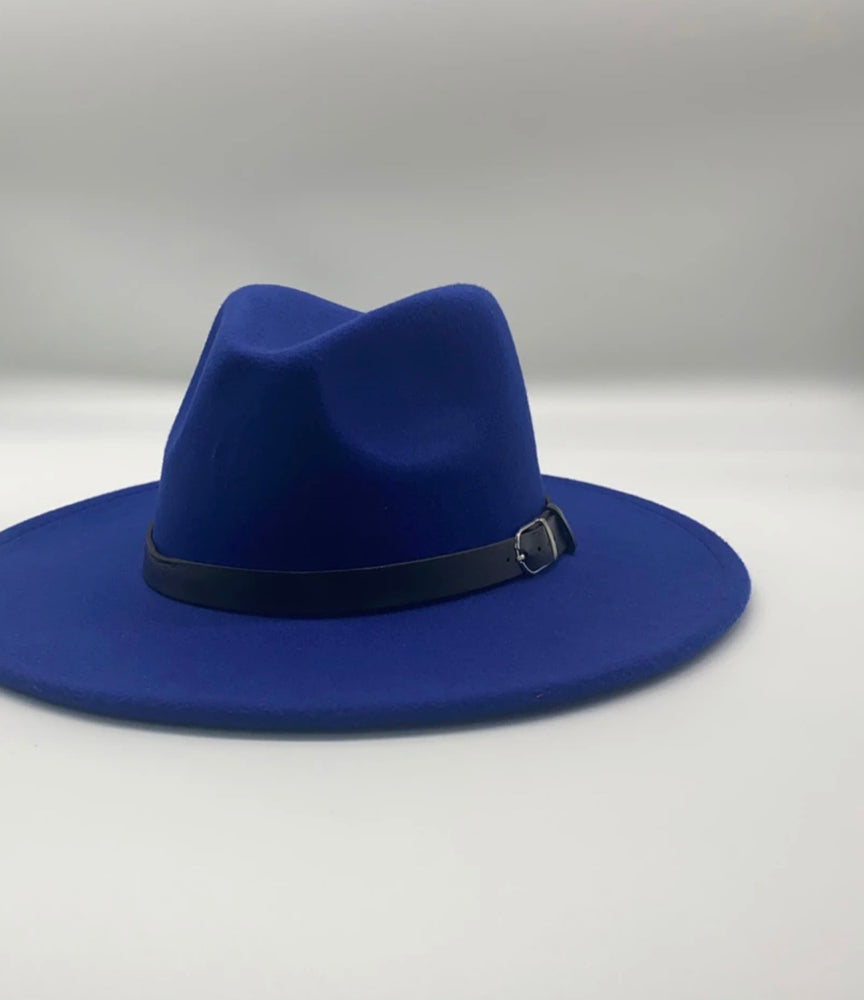 Plush Purple Fedora Hat