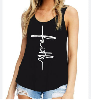 
            
                Load image into Gallery viewer, Faith Inspirational Words Tank Top ! Plus Sizes
            
        