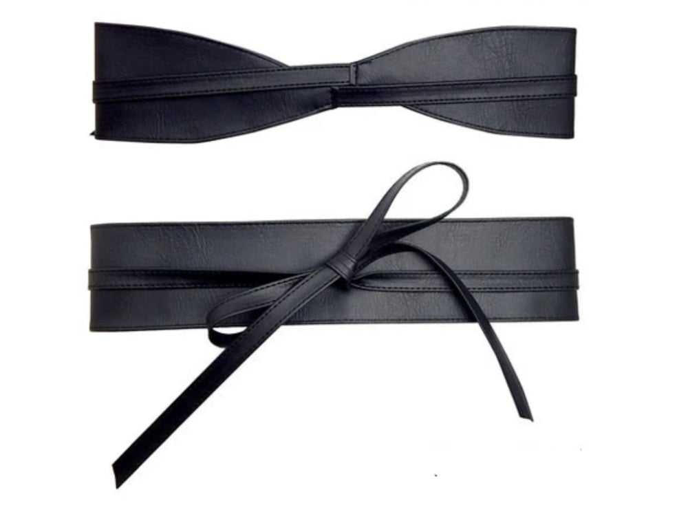 Leather Tie Belt