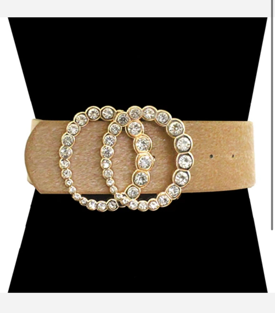 CHUNKY STONE BUCKLE LEATHER BELT! MULTIPLE COLORS
