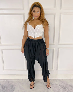 Classy Cute Chiffon “Harlem Drawstring Pants