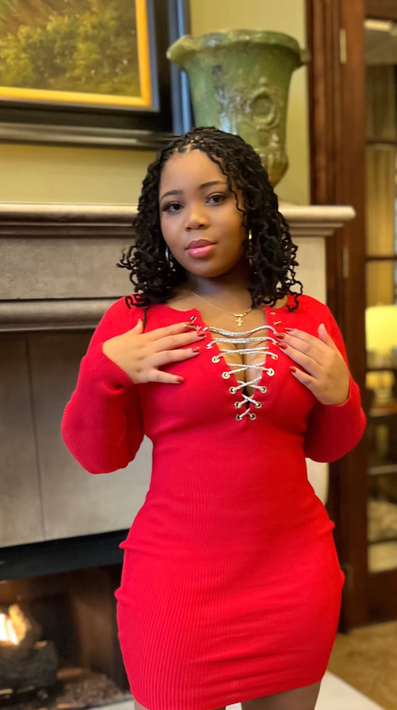 Vibrant Valentine RED Rhinestone Lace Up Dress ! Just Be Cute Boutique Vibrant Valentine RED Rhinestone Lace Up Dress ! Just Be Cute Boutique